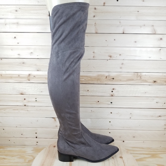 Marc Fisher Ltd Yakira Over the Knee Tall Boots Women's 6 M Pointed Toe Zip NEW - Picture 1 of 12